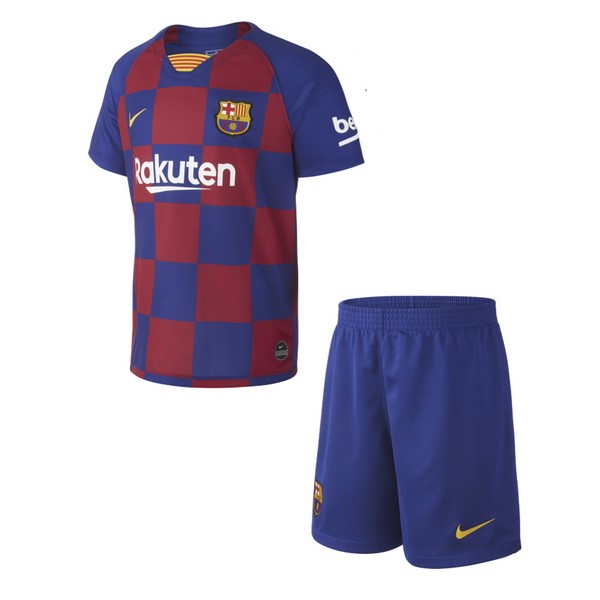 Camiseta Barcelona 1ª Kit Niño 2019 2020 Azul Rojo